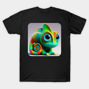 Animals, Insects and Birds - Chameleon #14 T-Shirt